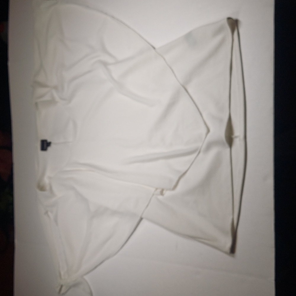 Torrid Tops | White Cold Shoulder Blouse Plus Size | Color: White | Size: 1